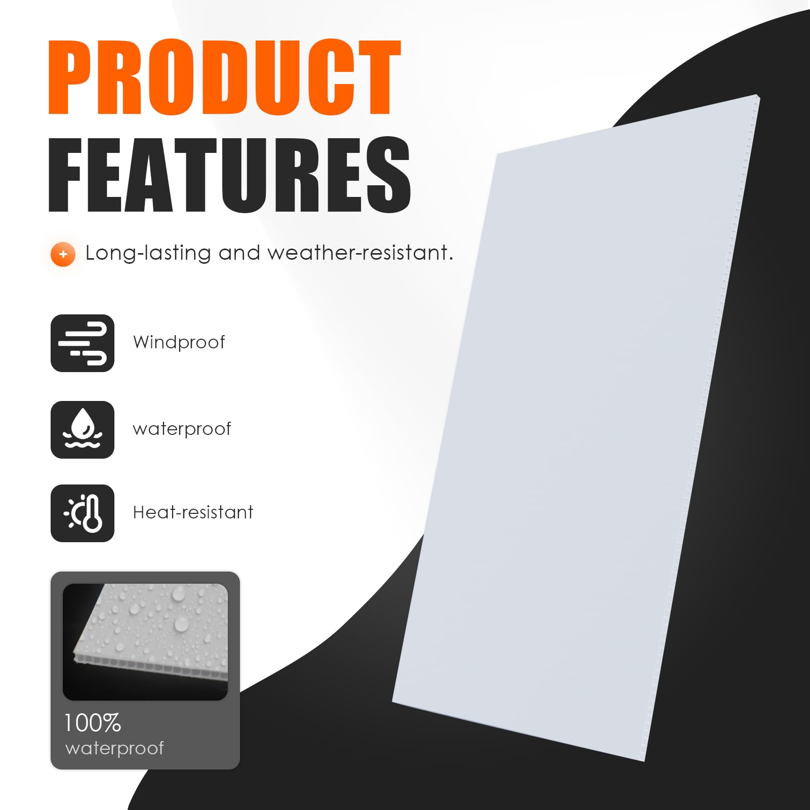 WENWELL corrugated plastic sign material for durable outdoor use