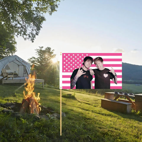 WENWELL 3x5 feet flag tapestry provides substantial dorm-wall coverage.