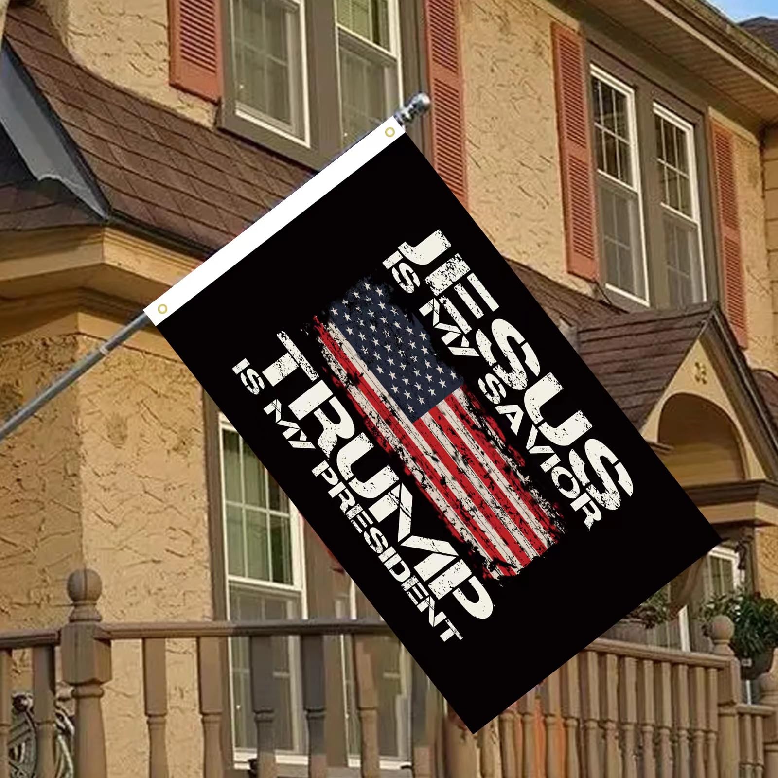 WENWELL easy-install flag with sturdy grommets for quick setup