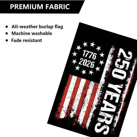 WENWELL weather-resistant flag stands up to seasonal outdoor use