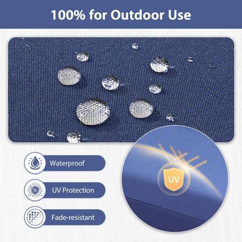 WEOAVRY sturdy-support outdoor chair cushion provides durable seating for busy outdoor spaces