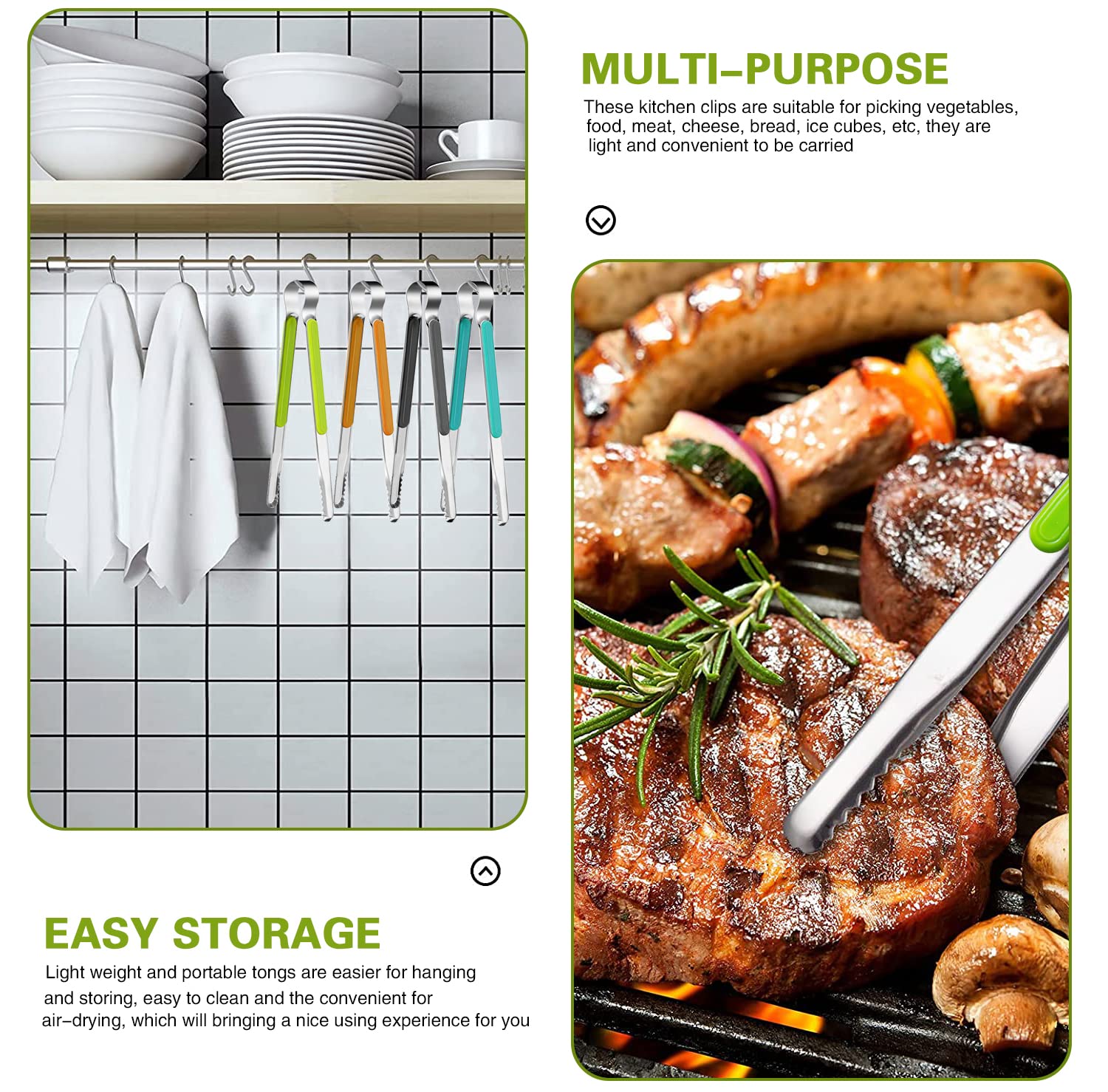 Weogot hanging ring enables easy storage and organization after use.