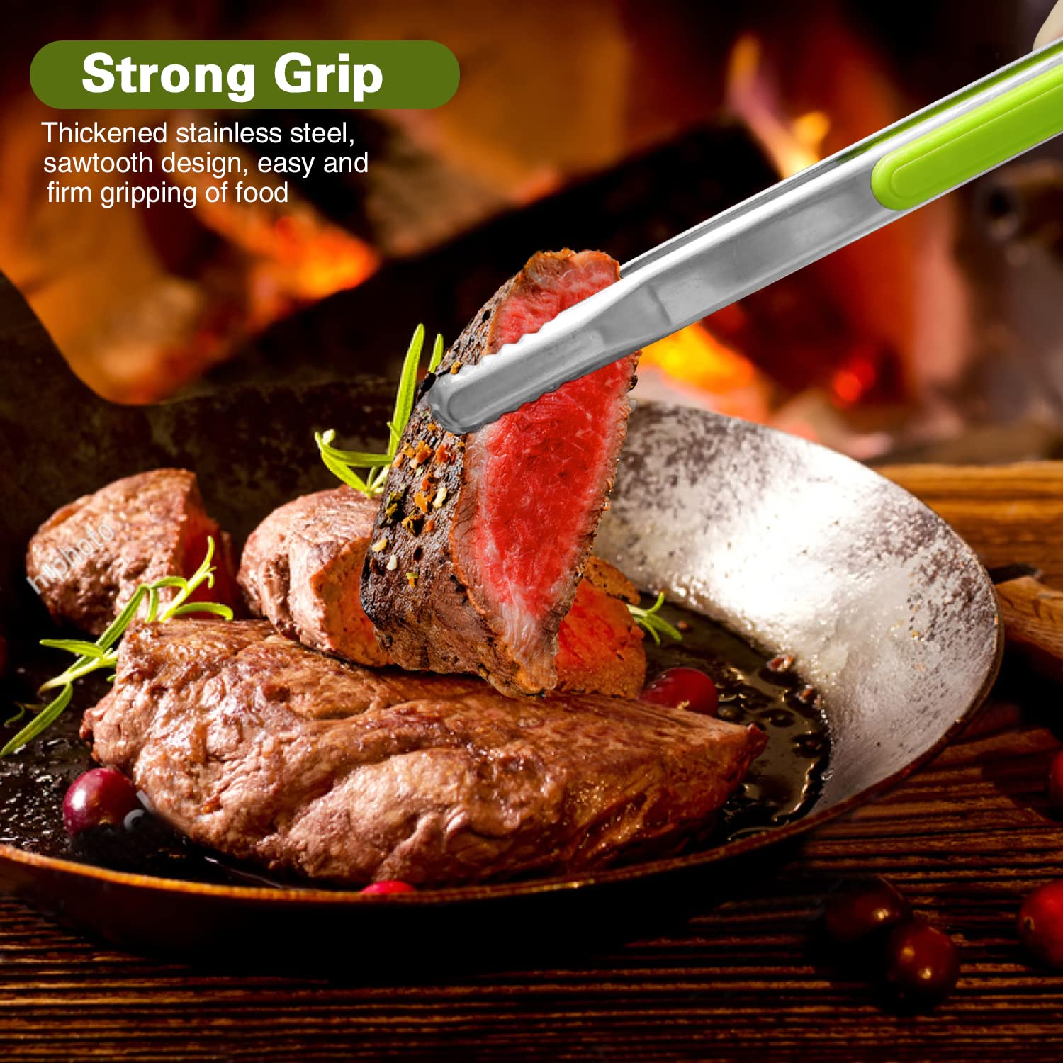Weogot smooth-rounded edges protect hands during handling and cooking.
