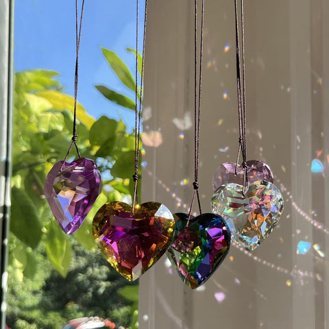Werdecade crystal pendant adds ambiance in car or window