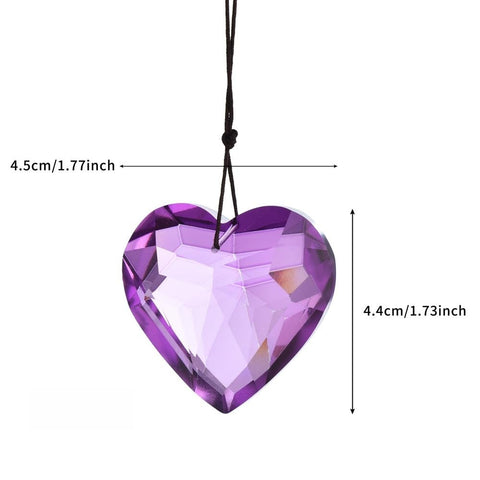 Werdecade crystal sun catcher brightening Christmas tree with color