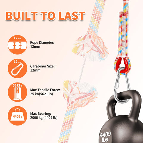 Werfeito heat shrink coated rope ends ensure burr-free grip during setup