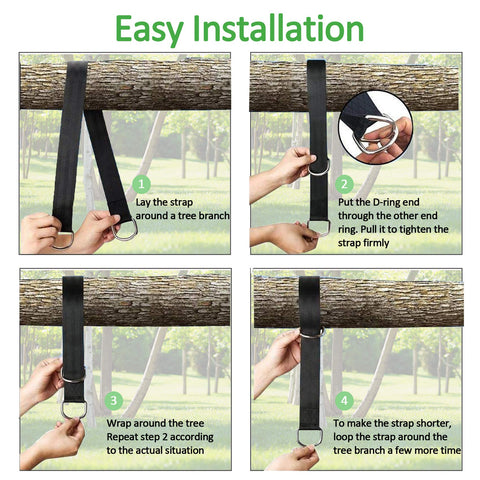 Werflyto easy-install swing kit lets you set up quickly and safely.