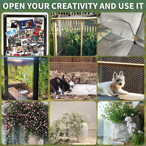 WERJOURU durable craft wire for home projects and plant protection.