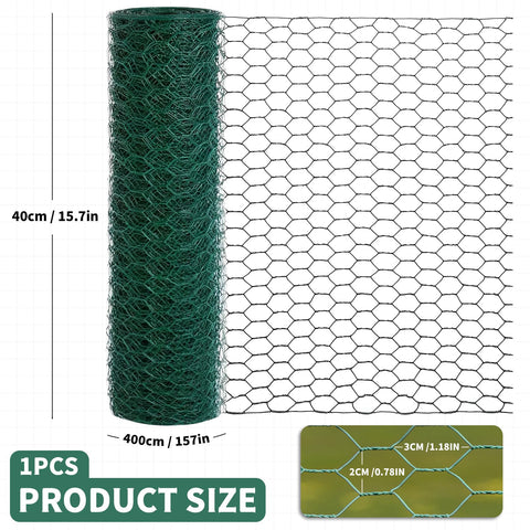 WERJOURU garden wire protects plants with galvanized material and rust resistance.