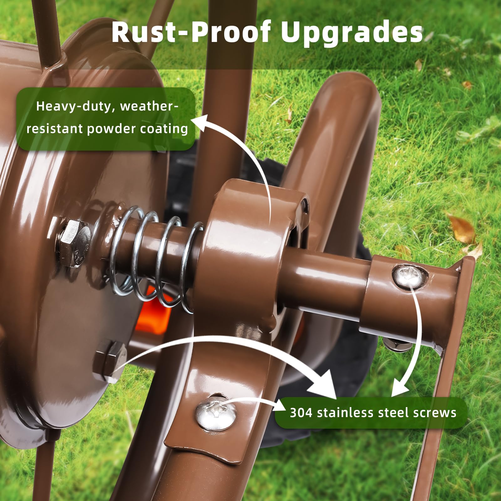 WERMAH 10-inch tires provide stable, smooth maneuvering.