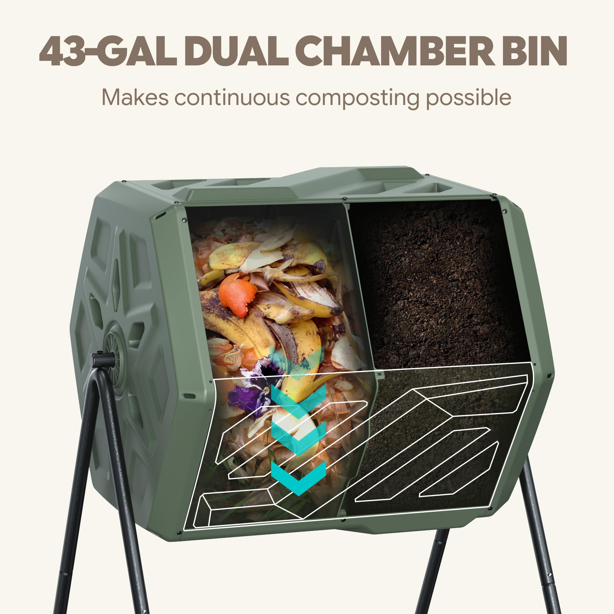 Werph BPA-free materials and steel frame ensure durable outdoor performance