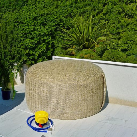 weruisi portable ottoman with handle ideal for camping