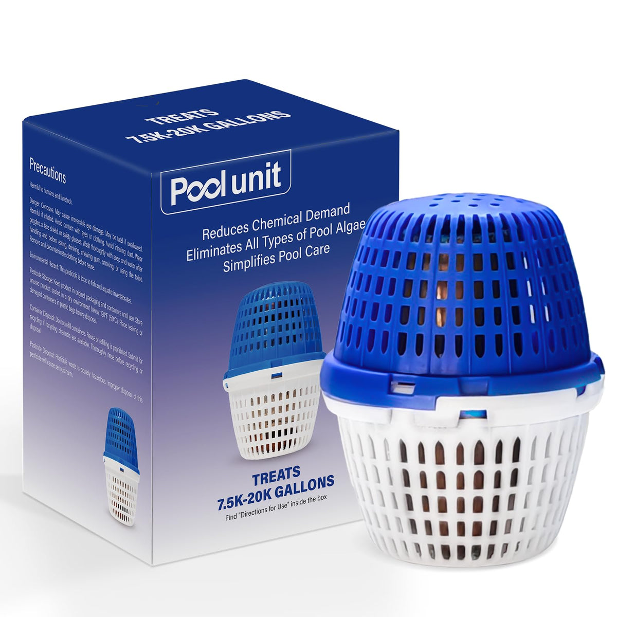 WESHIPTO pool unit packaging front, replacement option for PoolRX compatibility.