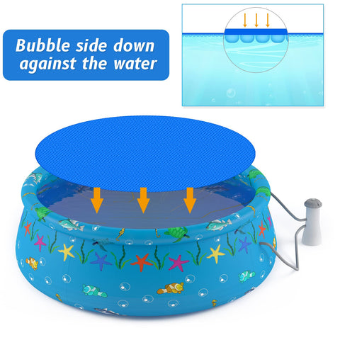 Wesiti floating solar cover demonstrates heat retention for warmer water.