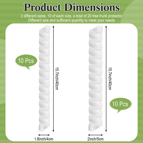 Wesiti PP plastic tree wrap is durable and reusable for garden protection.