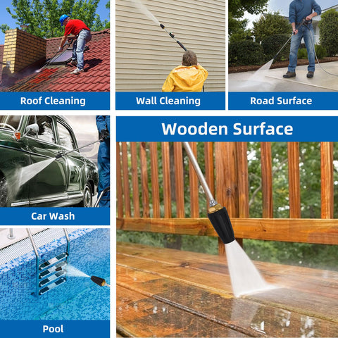 Weslymoo rugged housing withstands outdoor cleaning demands.