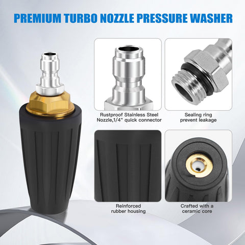 Weslymoo nozzle fits 1800–4000 psi machines.