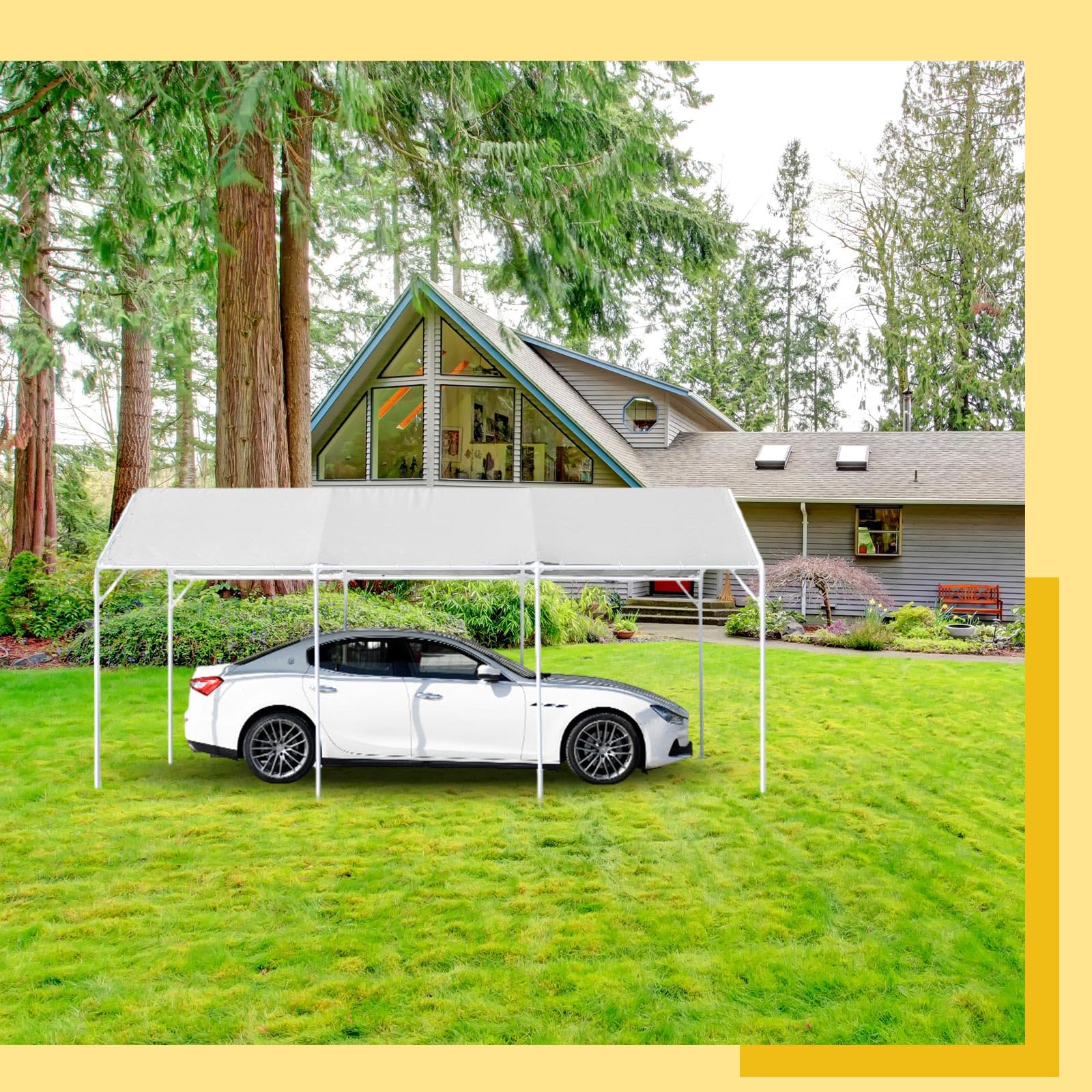 Wesnoy top cover shown without frame, ready to fit existing structure.