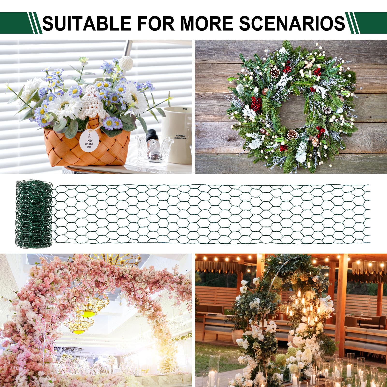 West Bay flower cage netting for neat arrangements