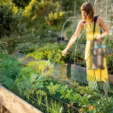West Bay nylon ties tighten and secure the protector around plants