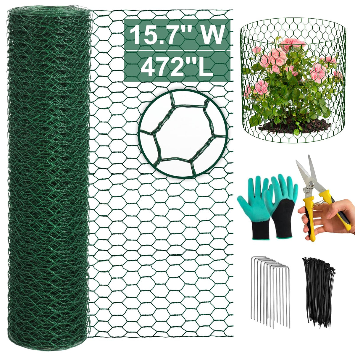 West Bay plant protector netting shields vegetables from rabbits and pests