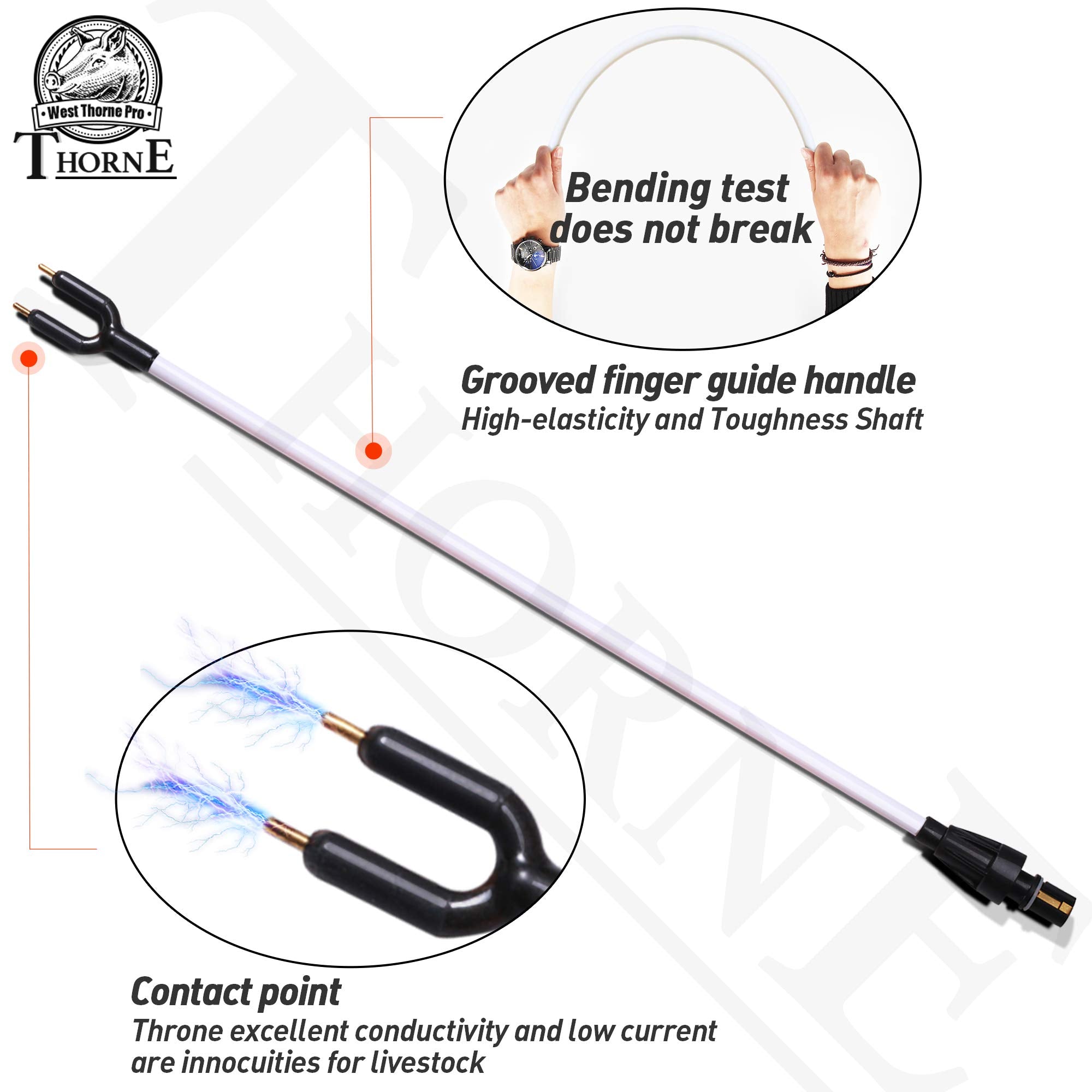 West Thorne Pro ergonomic removable handle enables flexible carrying and quick cleaning