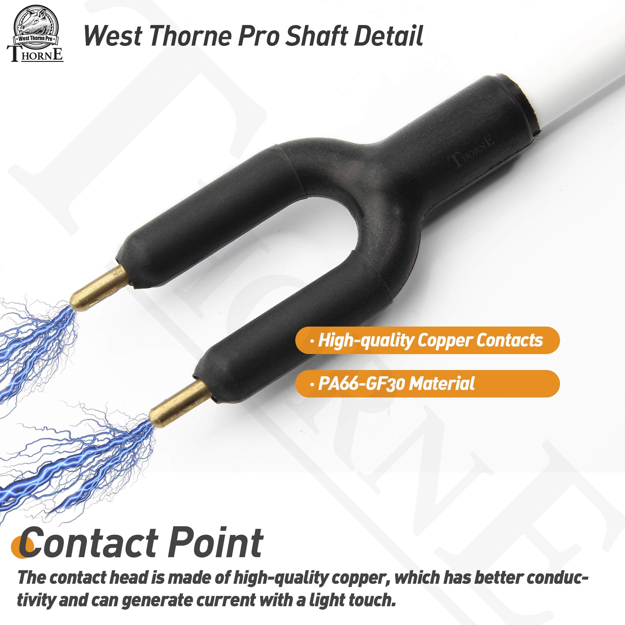 West Thorne Pro assembly of flexible rods demonstrates custom length options