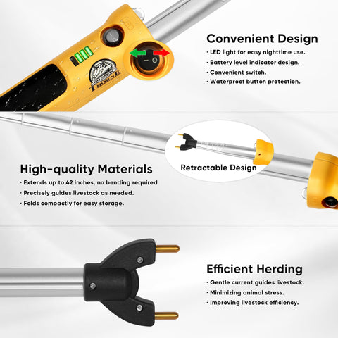 West Thorne Pro rechargeable battery indicator keeps you ready for work.