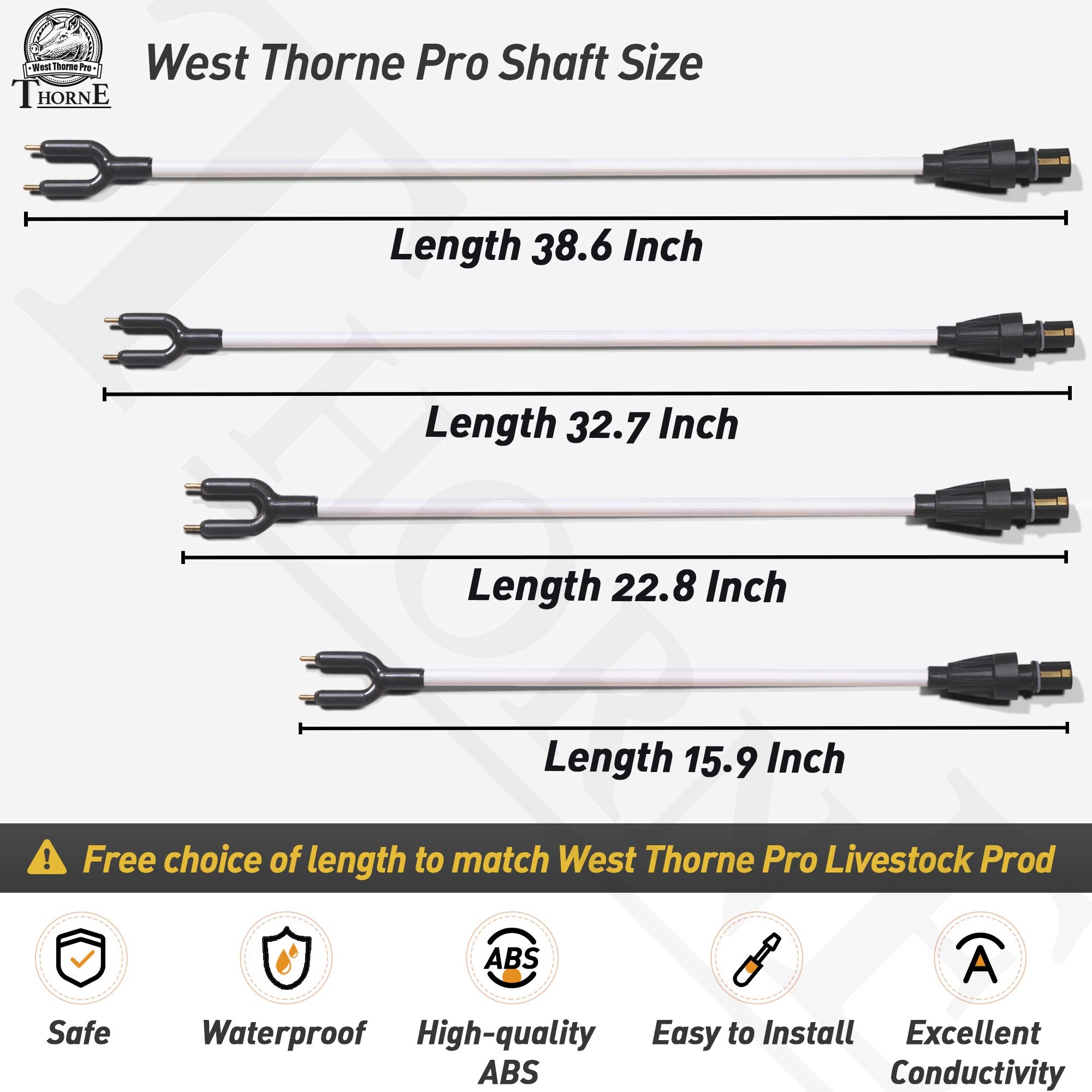 West Thorne Pro X Series waterproof shaft close-up highlighting durable sealing