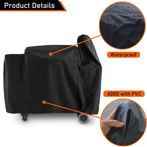 Westeco Pit Boss 1150DX cover waterproof interior guards against moisture.