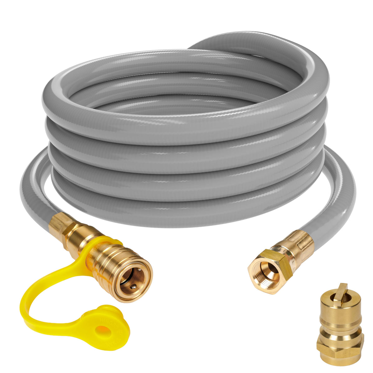 Westinghouse 15 ft natural gas hose provides seamless homeowner backup connections.