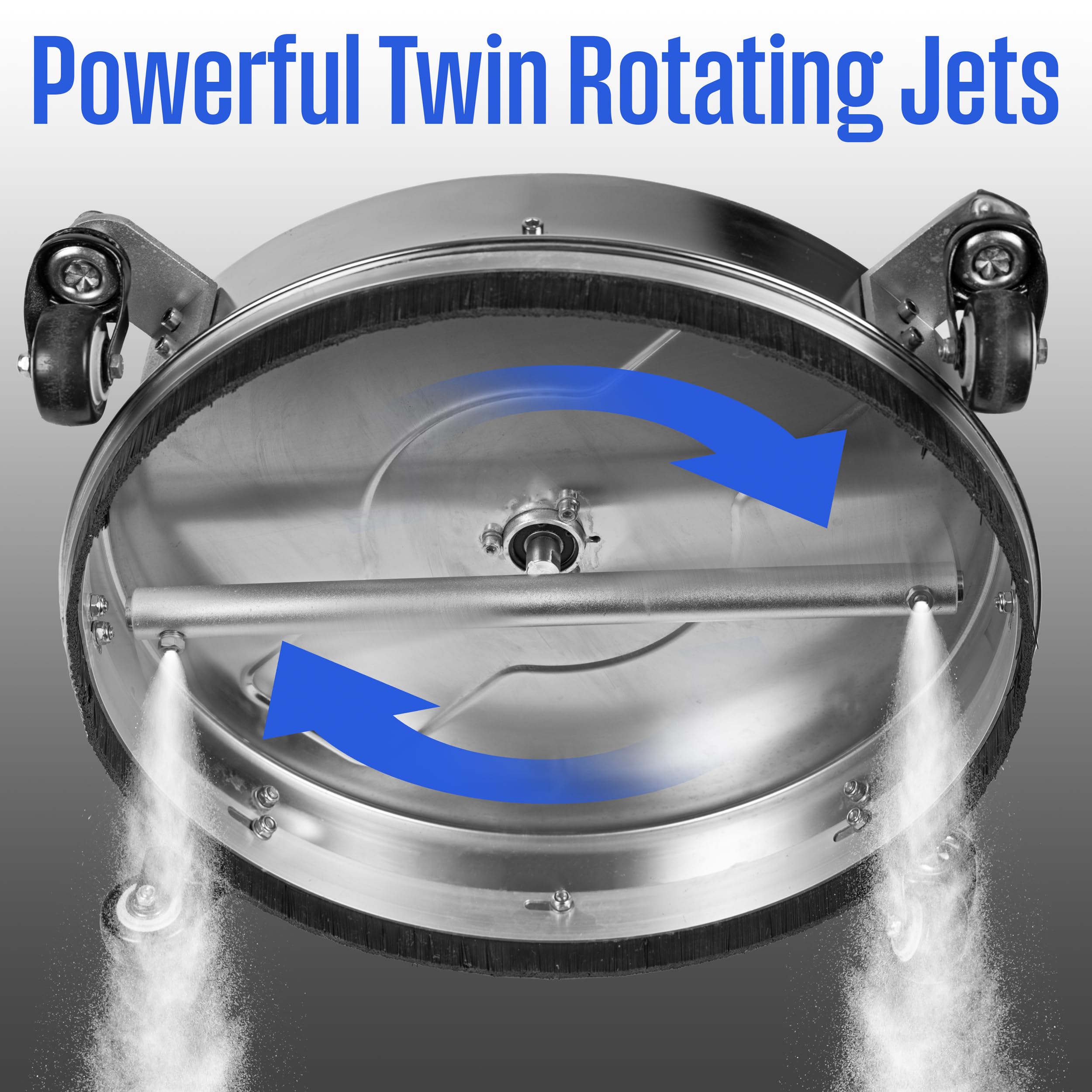 Westinghouse 16-5 inch surface cleaner in action delivering wide coverage