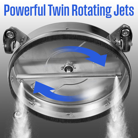 Westinghouse 16-5 inch surface cleaner in action delivering wide coverage