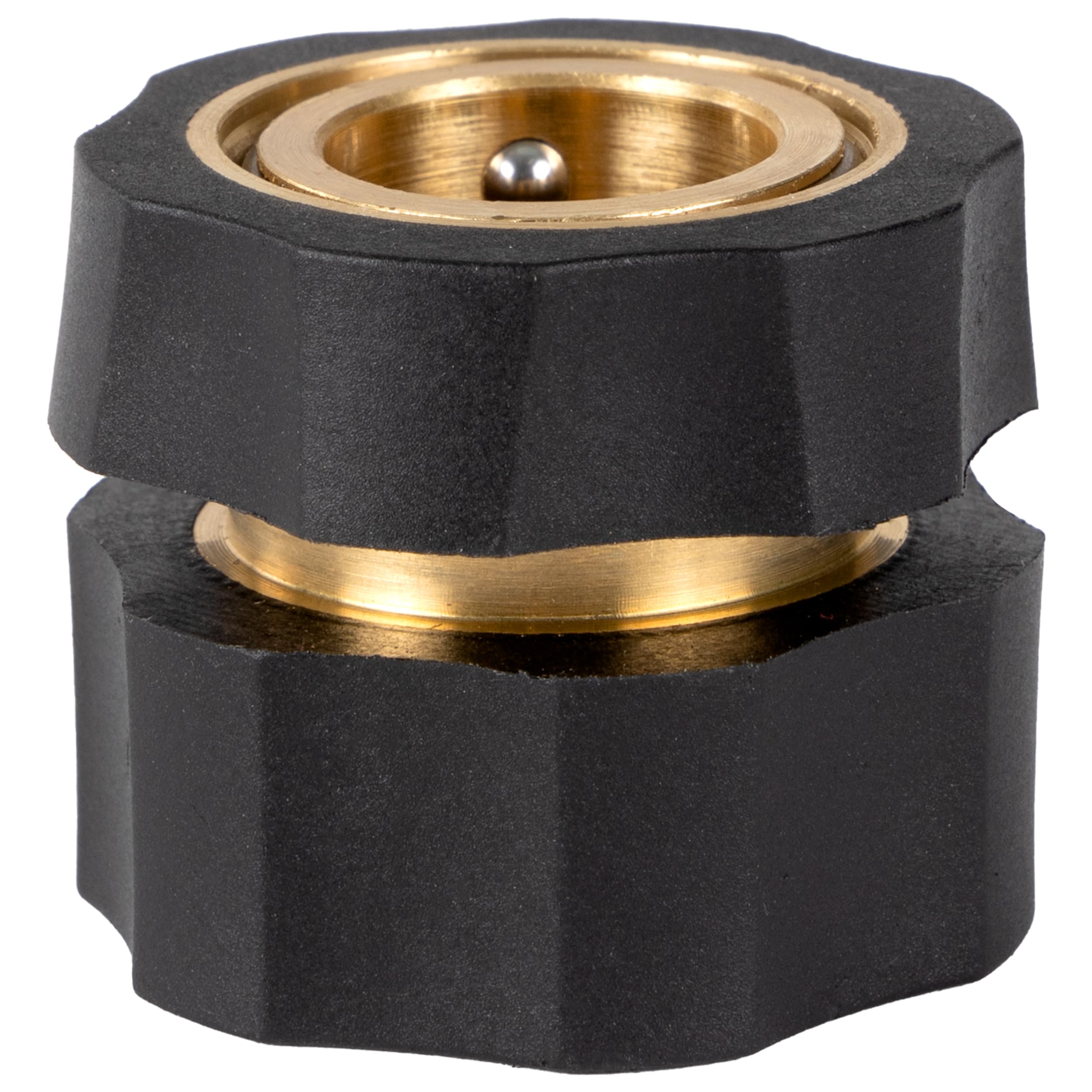 Westinghouse brass quick-connect close-up showing durable construction.