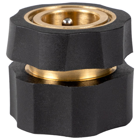 Westinghouse brass quick-connect close-up showing durable construction.