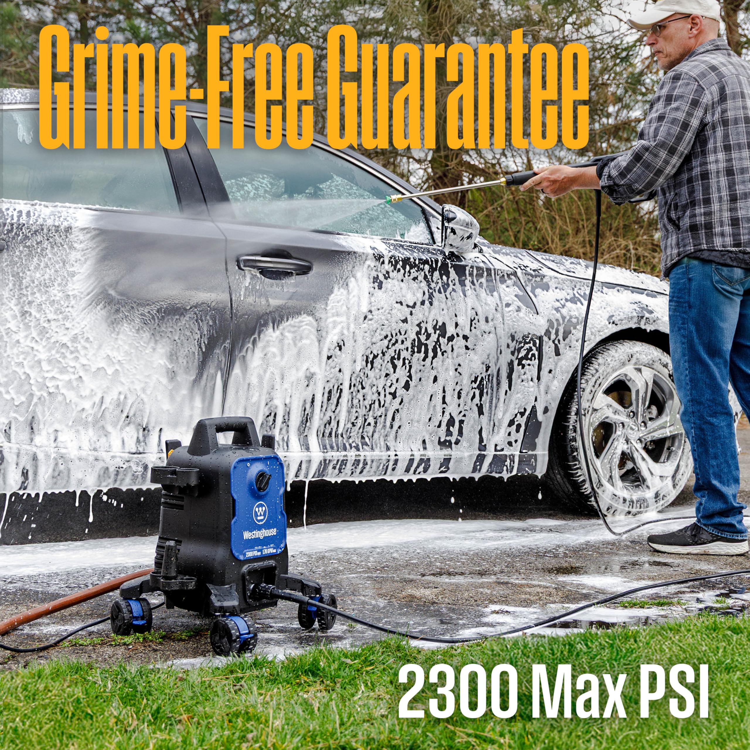 Westinghouse ePX3100 pro-style wand with quick-connect tips for versatile cleaning.