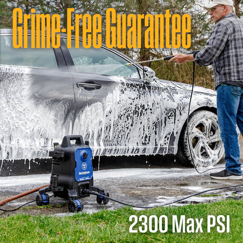 Westinghouse ePX3100 pro-style wand with quick-connect tips for versatile cleaning.