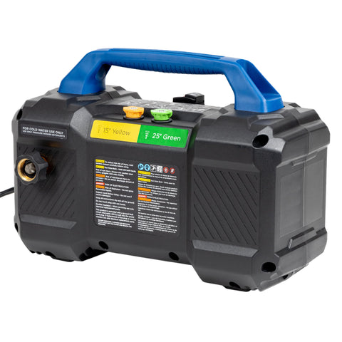 Westinghouse ePX3100v 20 foot hose offers flexible reach around vehicles and fences.