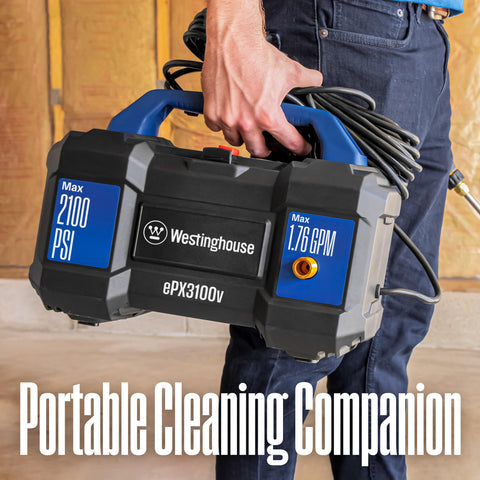 Westinghouse ePX3100v lightweight at 17.6 pounds for portable cleaning.
