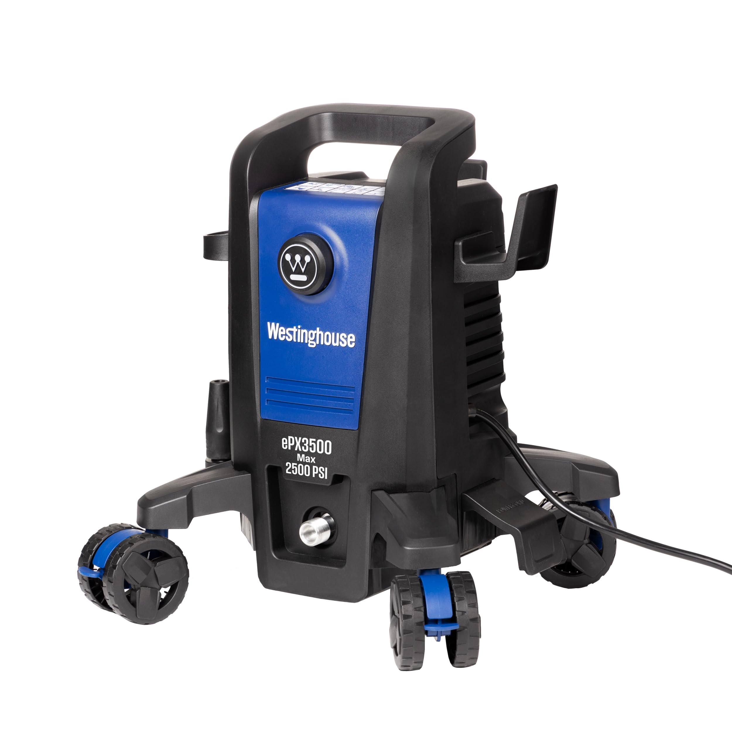 Westinghouse ePX3500 detergent tank supports cleaning with ready-to-use soap.