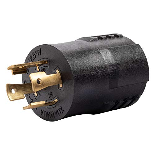 Westinghouse generator plug adapter showing grip design for easy plugging