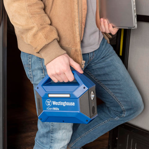 Westinghouse iGen160s compact, lightweight design for easy transport.