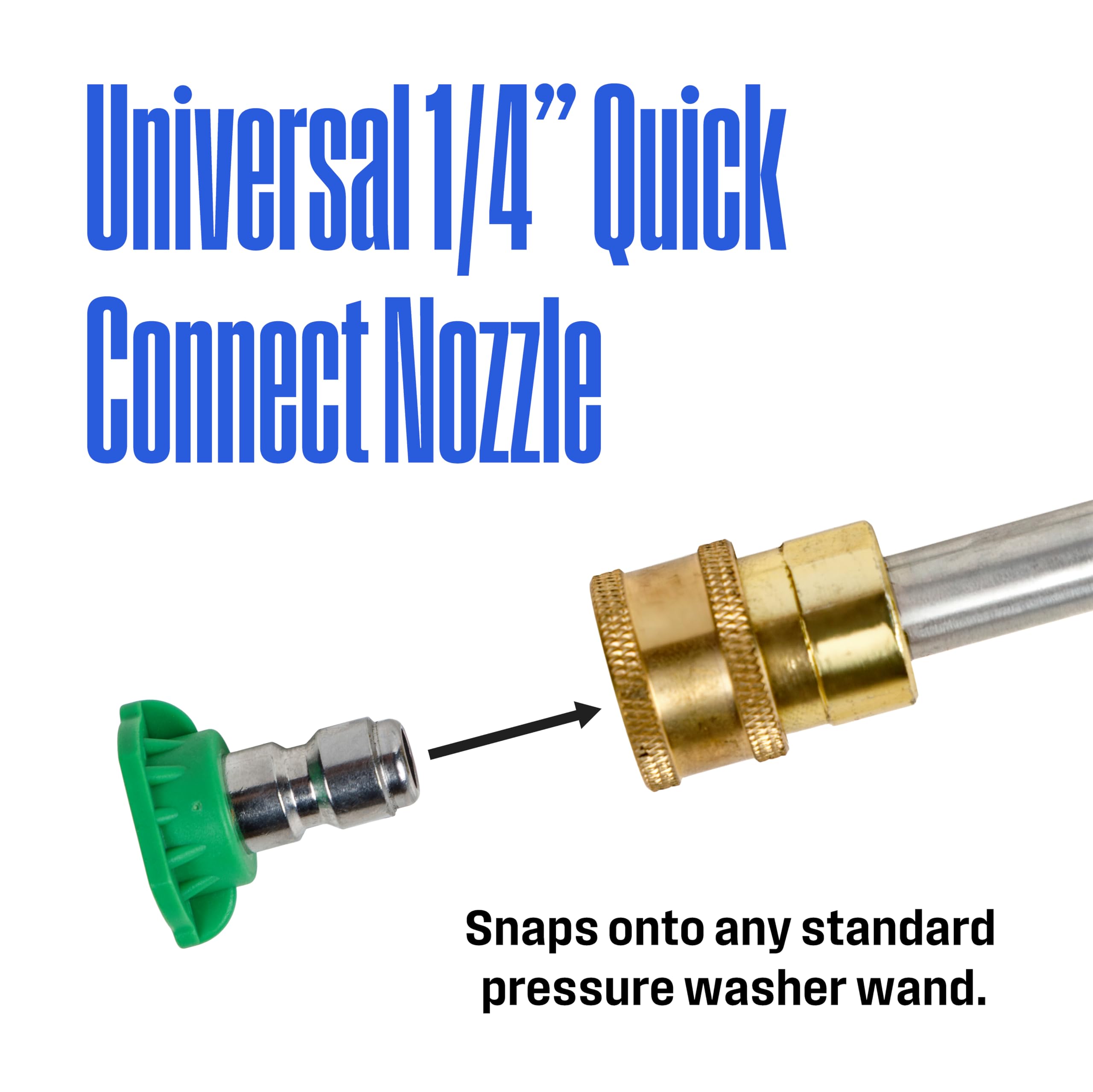 Westinghouse twenty-five-degree nozzle for general cleaning on multiple surfaces