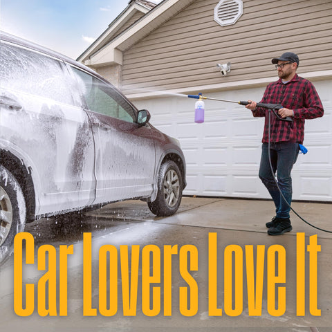 Westinghouse Pressure Washer setup shows compatibility with gas and electric units.