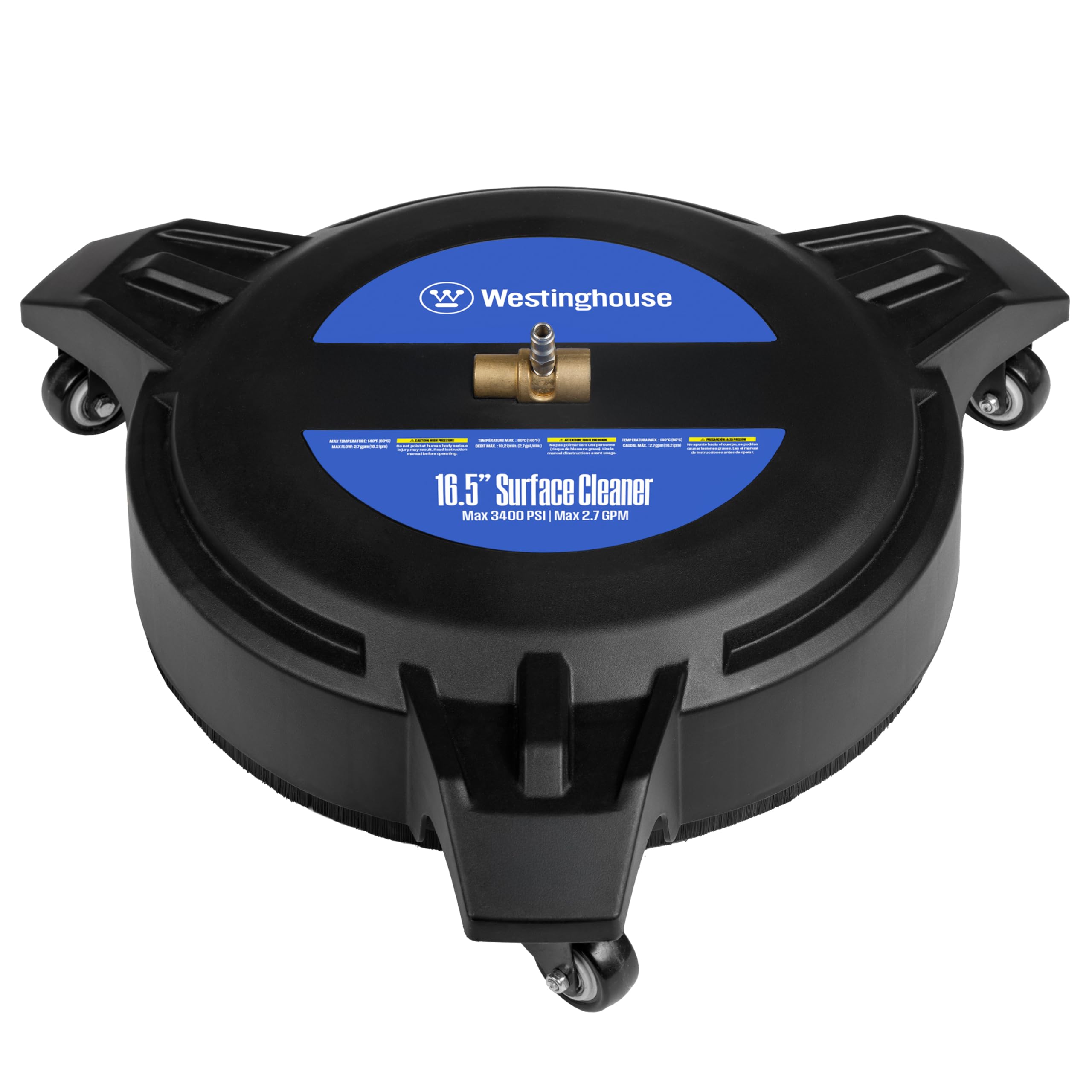 Westinghouse PWSC16.5 surface cleaner assembly on a deck for quick cleaning