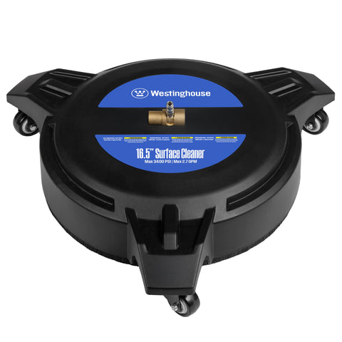 Westinghouse PWSC16.5 surface cleaner assembly on a deck for quick cleaning