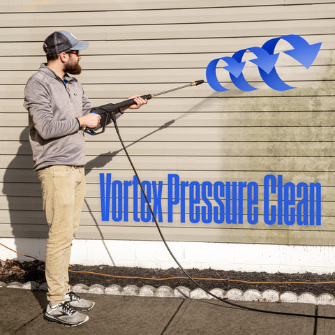 Westinghouse turbo nozzle attachment supports soap use for boosted cleaning power