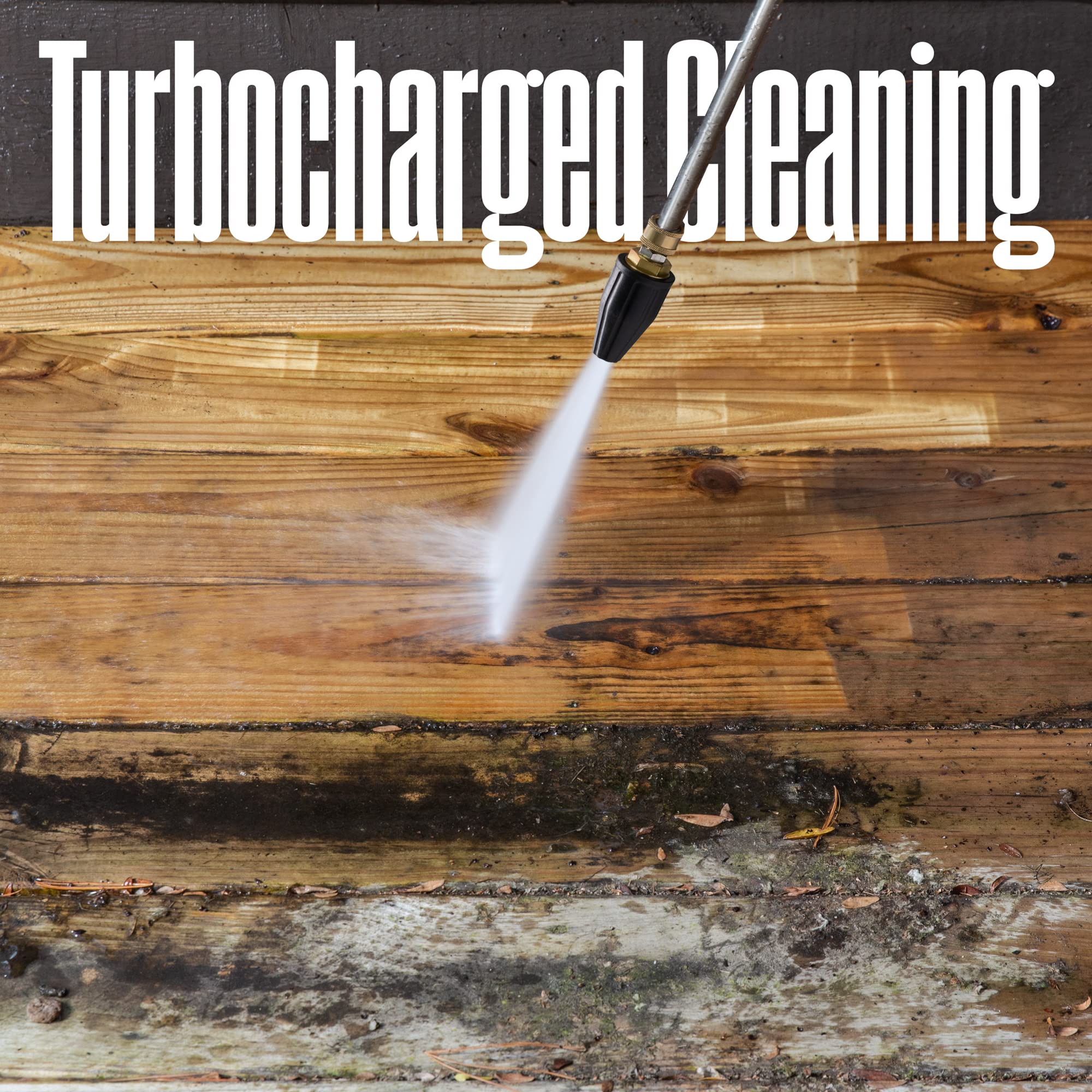 Westinghouse turbo nozzle attachment demonstrates wide-area coverage for faster cleaning