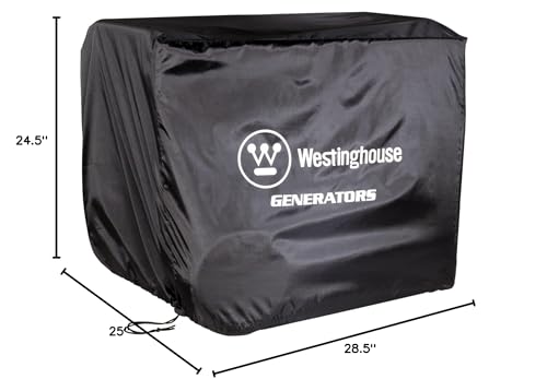 Fits WGen2000–WGen9500 models up to 9500 watts for travel protection.