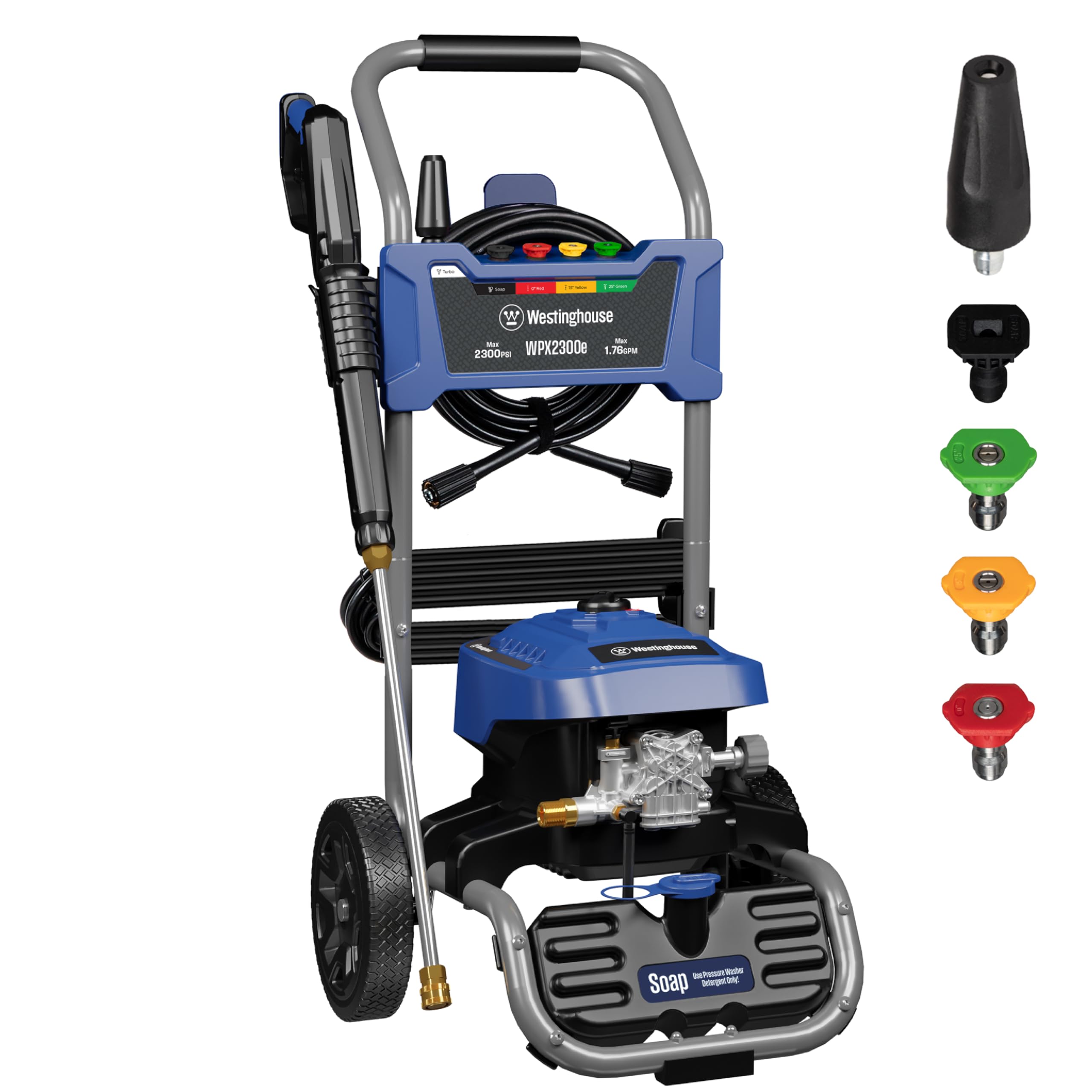 Westinghouse WPX2300e front view showing rugged build for home cleaning